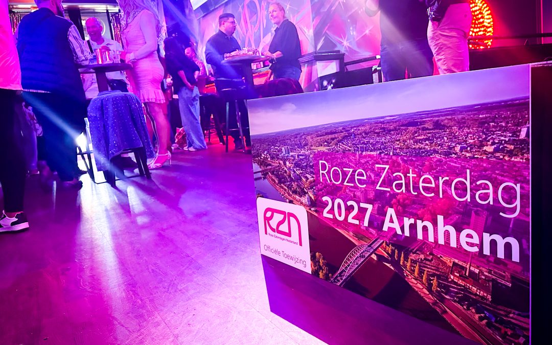 Succes: Roze Zaterdag 2027 is in Arnhem!